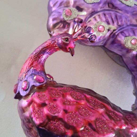 Lot of 3 Purple Christmas Ornaments - Picture 4 of 10